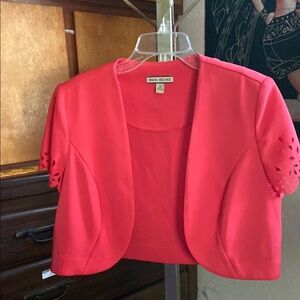 Maya Brooke Pink Cropped Jacket